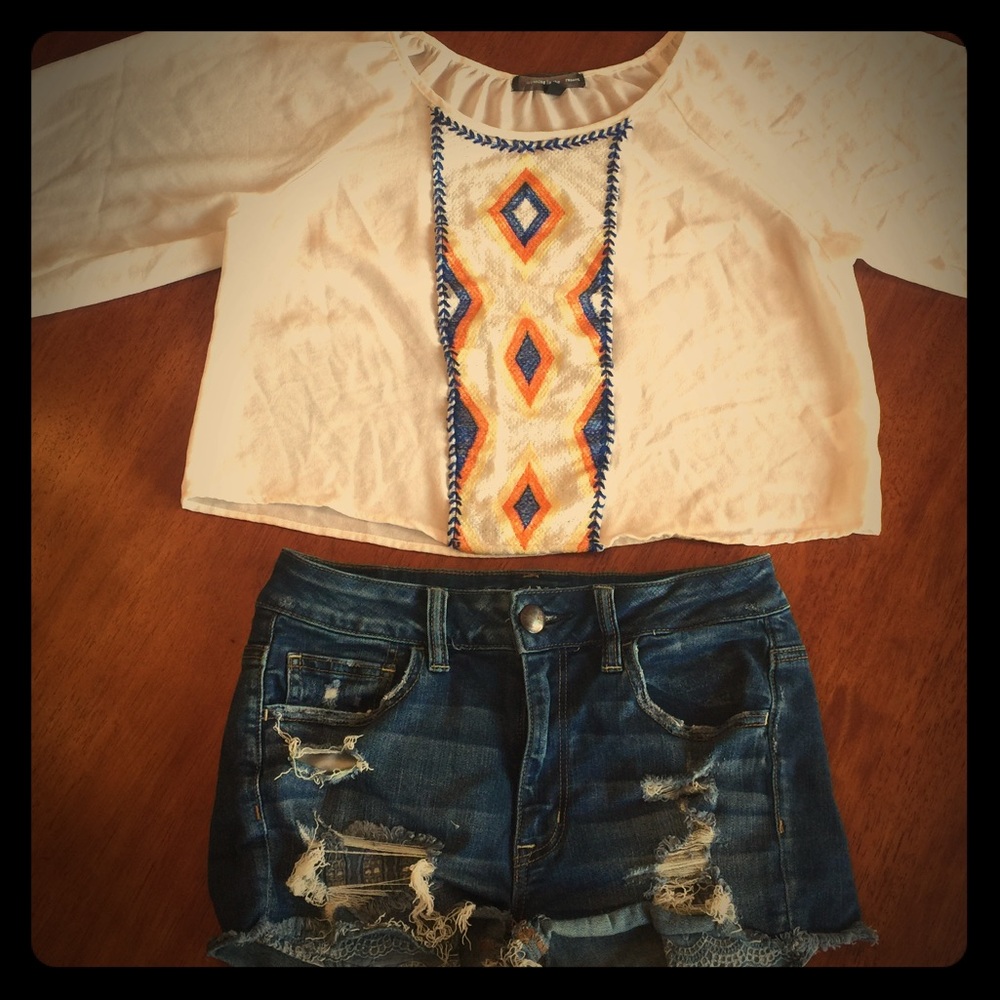 Boho Crop-Top 🔷🔶🔷